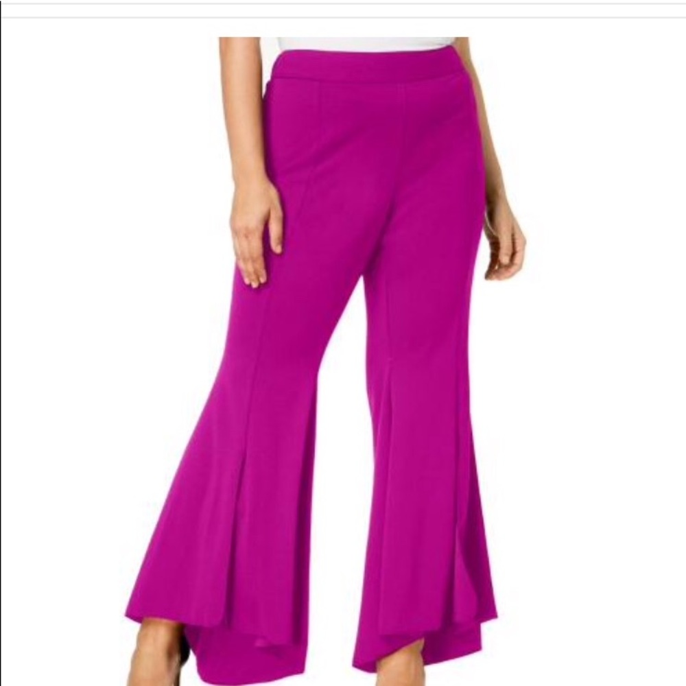 NEW 🌸HP🌸 INC Tulip Flare Hi-Low Dress Pants 22W
